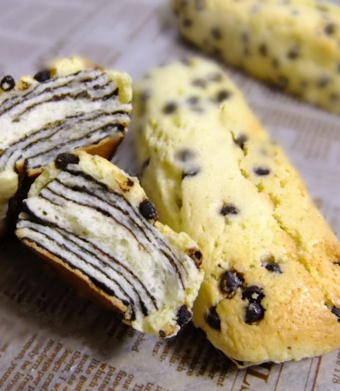 折り込みチョコのメロンパン♪-レシピのメイン写真