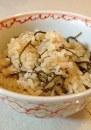 刻み昆布の炊き込みご飯-レシピのメイン写真
