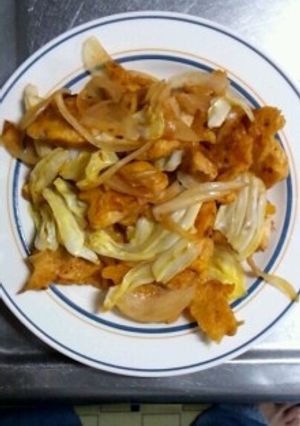 12月19日晩飯【焼きからさっぱり炒め】-レシピのメイン写真