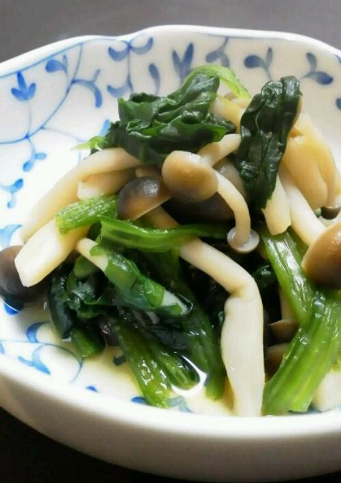シメジとほうれん草のさっと煮☆-レシピのメイン写真
