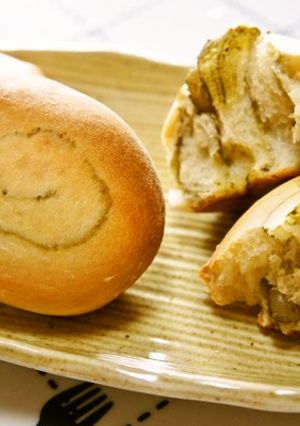 抹茶と大納言のグルグル渦巻きパン-レシピのメイン写真