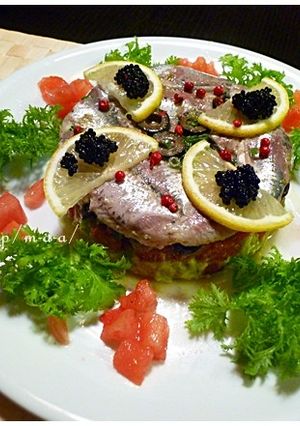 アンティパスト、鰯のミルフィーユ。-レシピのメイン写真