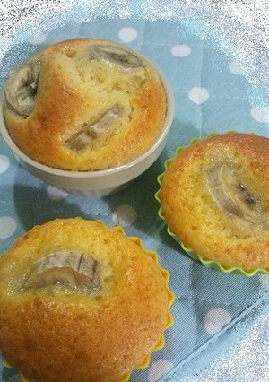 幼児とママのおやつに！簡単バナナケーキ☆-レシピのメイン写真