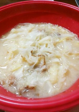 レンジで☆ホエーのお味噌汁-レシピのメイン写真