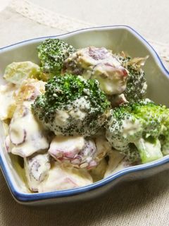 たことブロッコリーのおかかわさびマヨ和え-レシピのメイン写真
