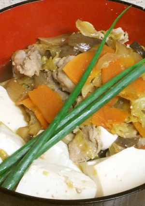 野菜たっぷり肉豆腐-レシピのメイン写真