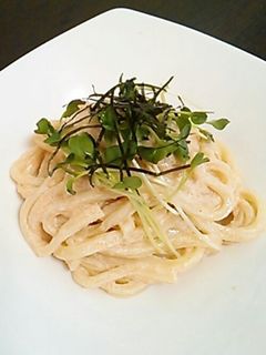 濃厚!ゆずめんたいクリームうどん -レシピのメイン写真