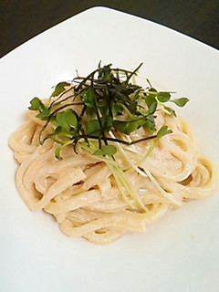 濃厚!ゆずめんたいクリームうどん -レシピのメイン写真