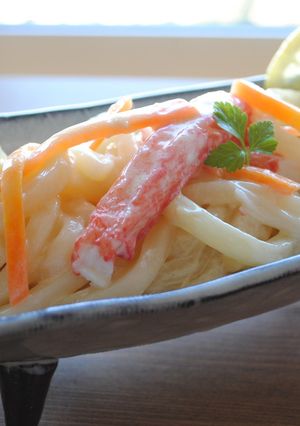 香り箱と野菜マリネのサラダうどん-レシピのメイン写真