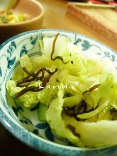 簡単!和えるだけ!塩昆布白菜-レシピのメイン写真