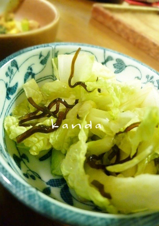 簡単！和えるだけ！塩昆布白菜-レシピのメイン写真