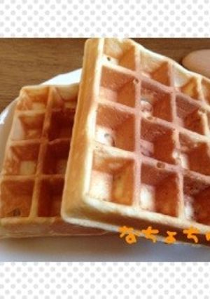 バター香るアメリカンワッフル-レシピのメイン写真