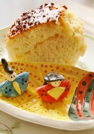 ひなまつりバター好きマーガリン豆乳ケーキ-レシピのメイン写真
