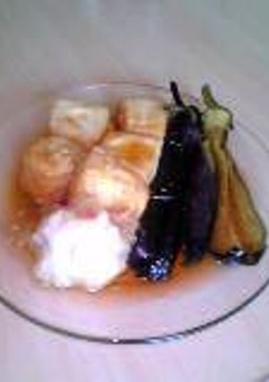 豆腐とナスの揚げ浸し-レシピのメイン写真