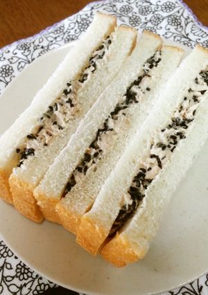 たっぷり胡麻inツナマヨサンド-レシピのメイン写真
