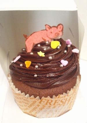 チョコデコカップケーキ-レシピのメイン写真