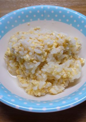 離乳食　豆腐と野菜入り卵のおかゆ-レシピのメイン写真