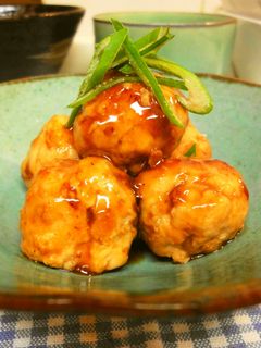 *ヘルシー*鶏団子の甘酢餡かけ*-レシピのメイン写真