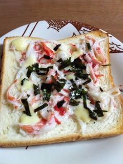 カニカマチーズトースト-レシピのメイン写真
