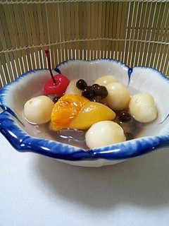 白玉あんみつ-レシピのメイン写真