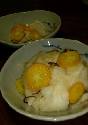 風邪予防に！きんかんの甘酢和え♪-レシピのメイン写真