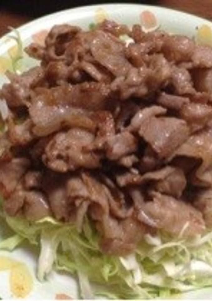 ☆豚バラで生姜焼き☆-レシピのメイン写真