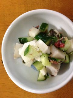 里芋の煮物リメイクネバネバサラダ-レシピのメイン写真