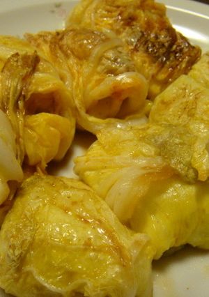お餅の白菜漬物ロール-レシピのメイン写真