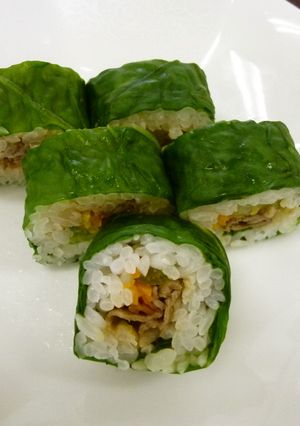韓国風ンスナバー巻き(韓国のり巻き風)-レシピのメイン写真