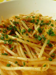 (^^)もやしとキムチの炒め物-レシピのメイン写真