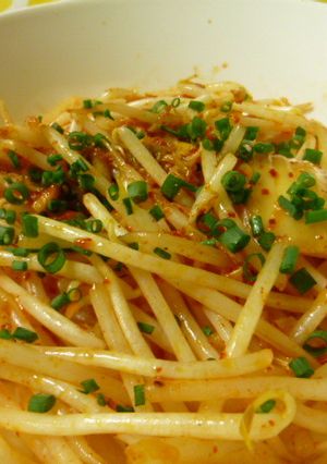(^^)もやしとキムチの炒め物-レシピのメイン写真