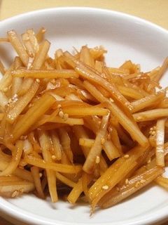 節約!大根の皮のきんぴら-レシピのメイン写真