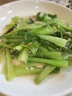 チンゲン菜とツナの塩麹炒め-レシピのメイン写真