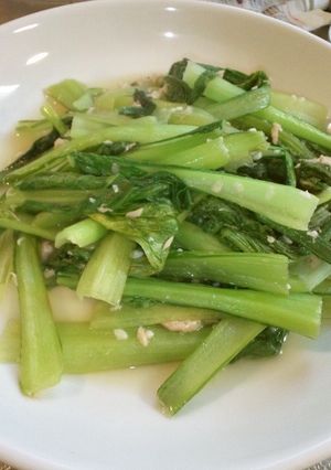 チンゲン菜とツナの塩麹炒め-レシピのメイン写真