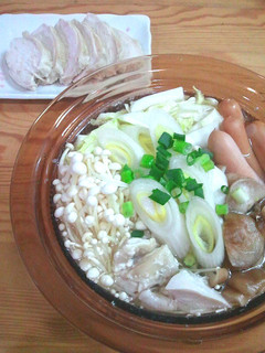 ゆで汁で簡単おいしい☆塩麹鶏鍋とゆで鶏-レシピのメイン写真