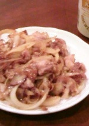 おつまみ、お弁当に♪豚肉の塩麹炒め-レシピのメイン写真