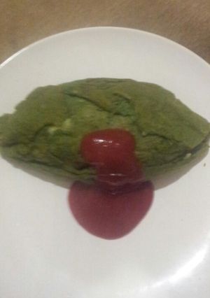 野菜嫌いさんに♪青汁オムライス-レシピのメイン写真