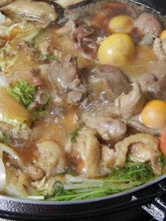 鶏づくしのすき焼き-レシピのメイン写真
