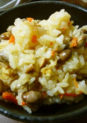 節分豆で☆豆おこわ-レシピのメイン写真