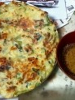 12月12日晩飯 【海鮮チヂミ】-レシピのメイン写真