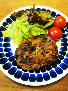 ニラハンバーグ ~赤味噌味~-レシピのメイン写真