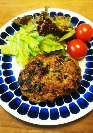 ニラハンバーグ ~赤味噌味~-レシピのメイン写真