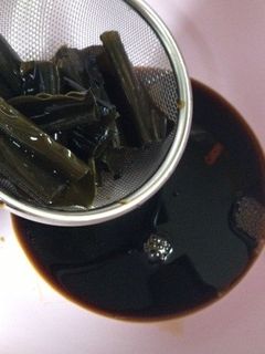 昆布ダシめんつゆと昆布の煮付け-レシピのメイン写真