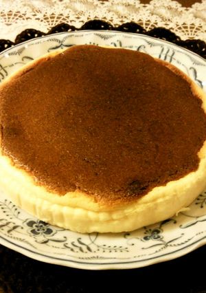 しっとりスフレチーズケーキ-レシピのメイン写真