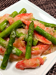 カニカマとアスパラの香味炒め☆-レシピのメイン写真