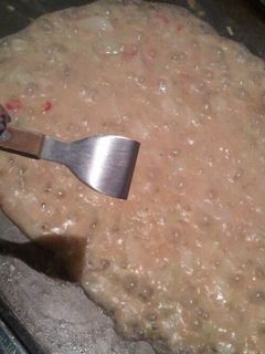 『家族でもんじゃ焼き』-レシピのメイン写真