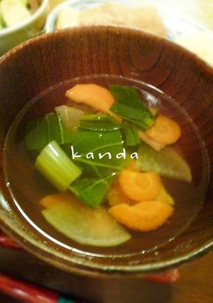 さっぱり！かつお出汁のせんべい汁-レシピのメイン写真