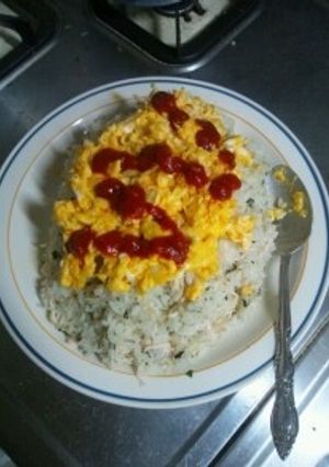 10月16日晩飯　【和風オムライス】-レシピのメイン写真