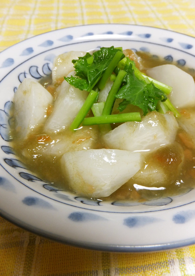 かぶのとろろ～ん梅昆布煮-レシピのメイン写真