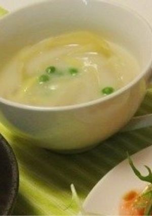お手軽* とろとろ玉ねぎの昆布茶スープ-レシピのメイン写真